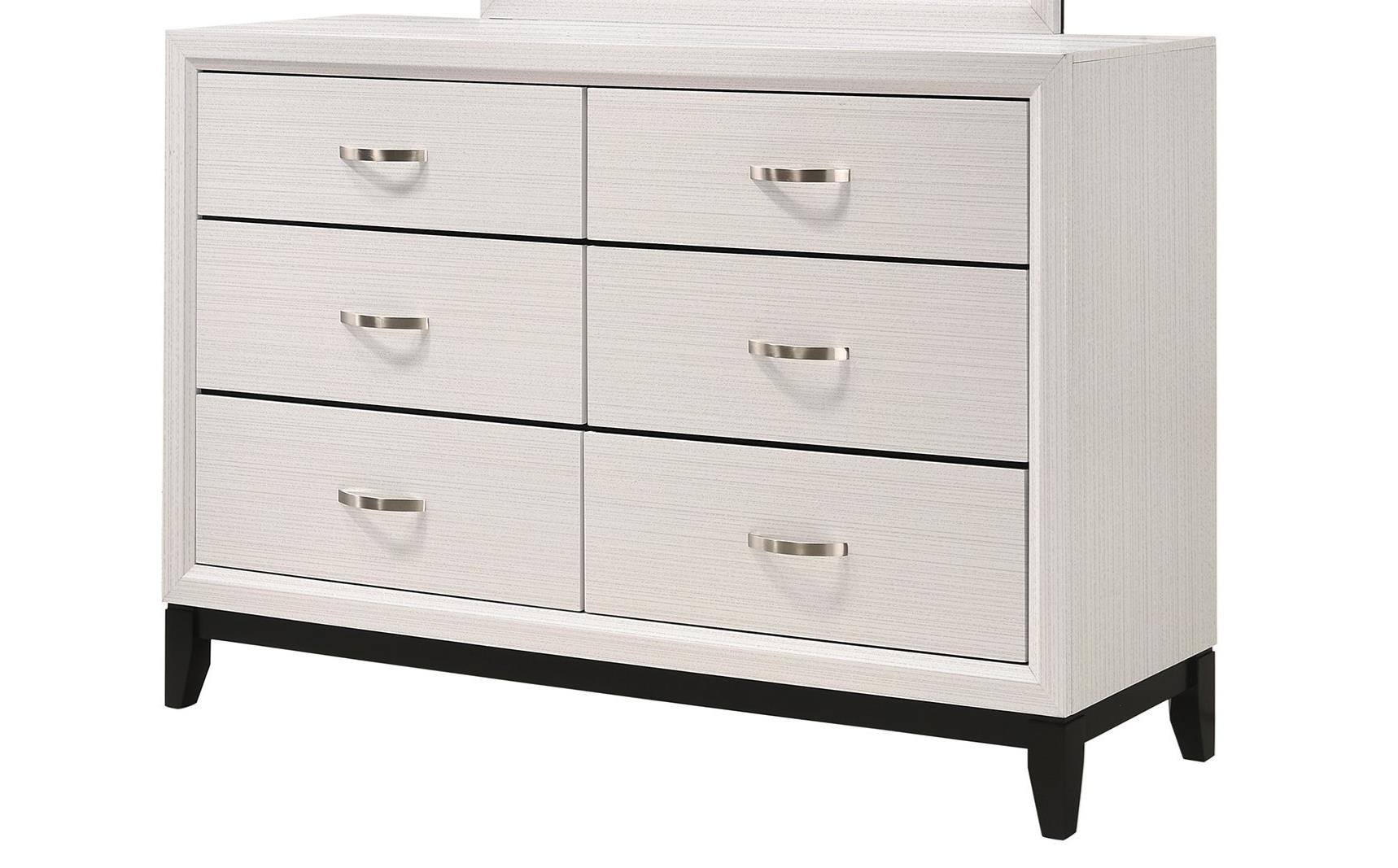 Akerson · Chalk · 6 Drawer · Dresser