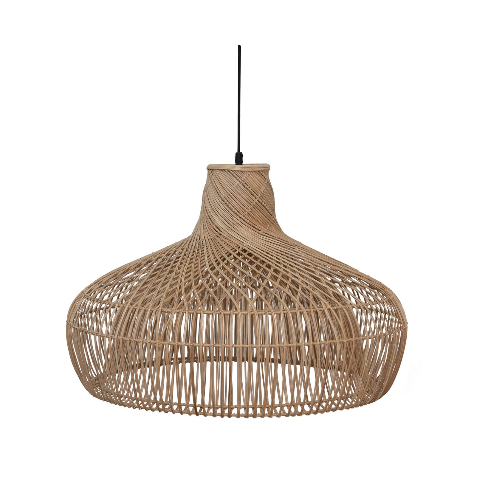 Rattan chandelier