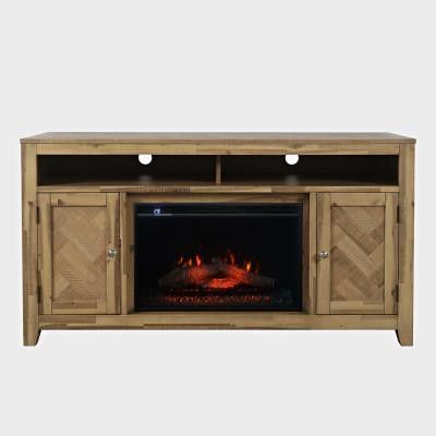 Bryce 60"Fireplace with Logset