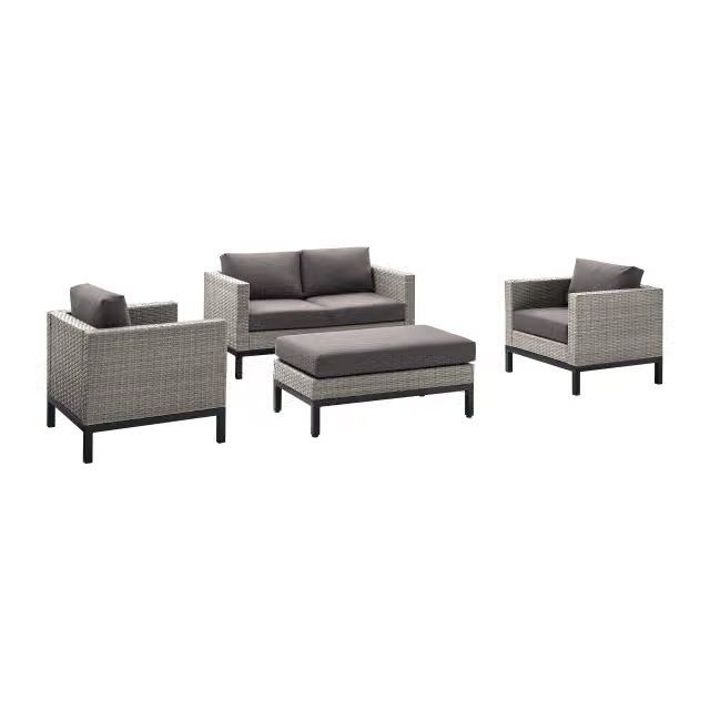 Metal Leg Wicker 4 pc Set (3 of 3)