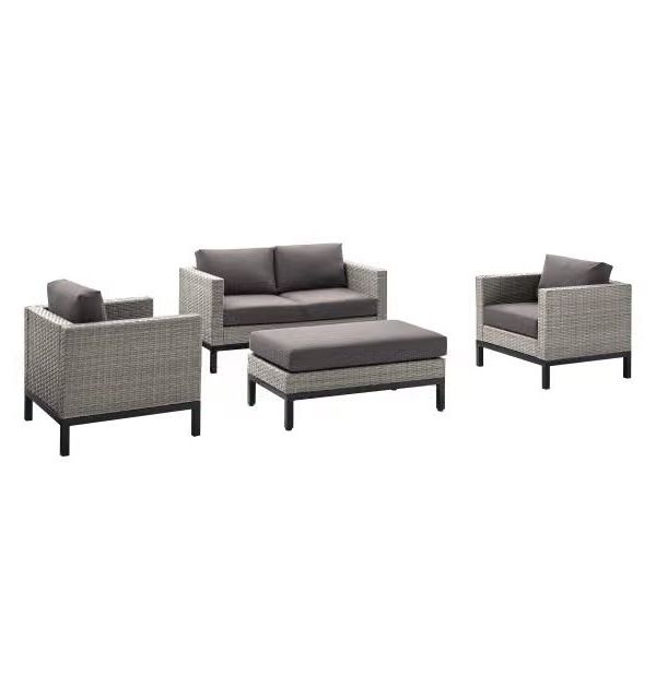 Metal Leg Wicker 4 pc Set (3 of 3)