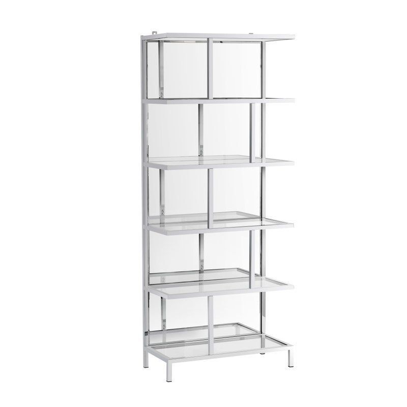 Crestview Collective Bentley Plated Silver Bookshelf