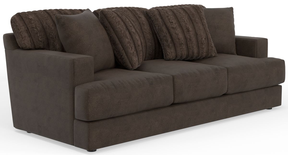 Jackson Catnapper Eagan Chocolate Sofa
