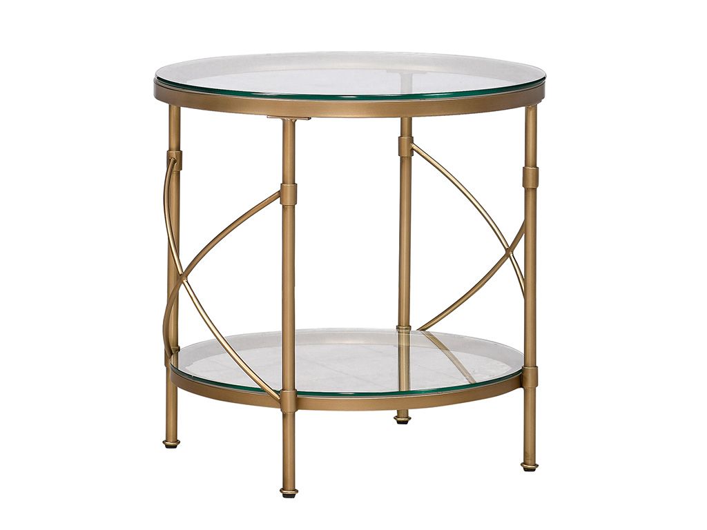 Basset Mirror Company Ellison Round Side Table