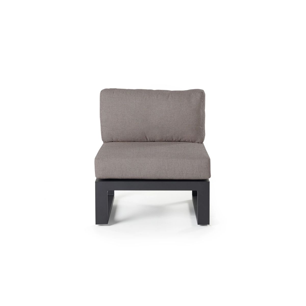 Elements International Belvedere Armless Metal Sectional