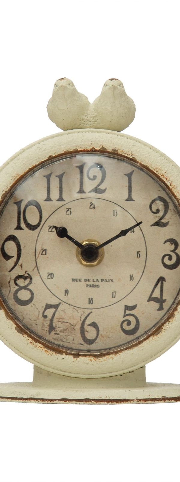 White Bird Mantle Clock