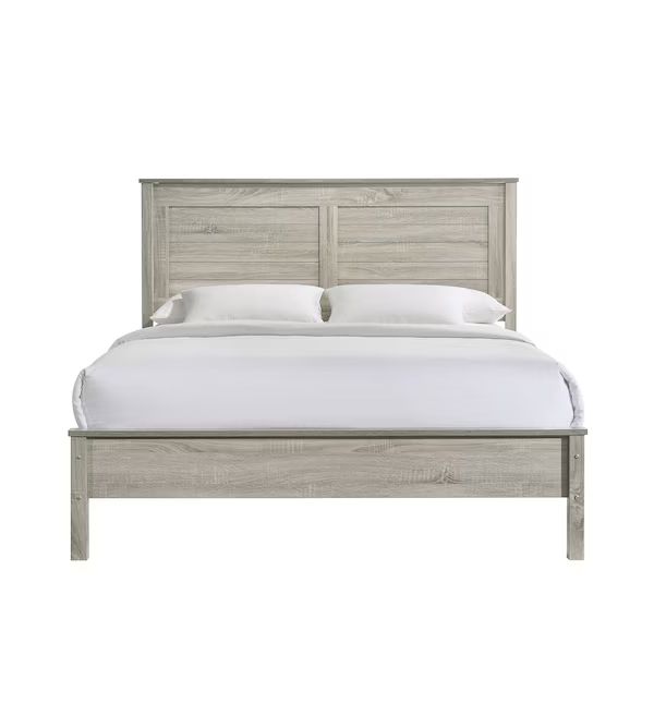 Kennon: Grey — Queen Panel Headboard, Footboard and Slats