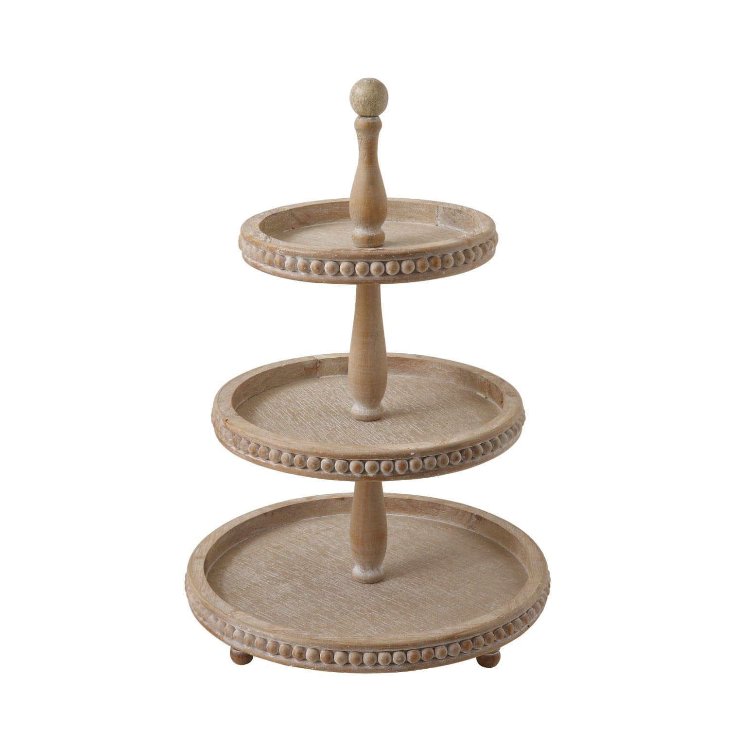 Black three tier tidbit