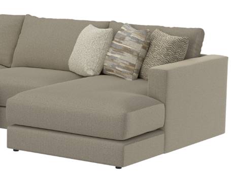 Jackson Catnapper Amelia Sectional Sand RSF Chaise
