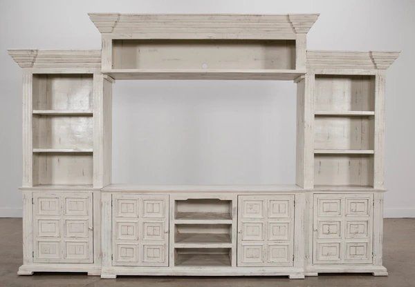 Vintage Furniture Chalet: Nero White Entertainment Center