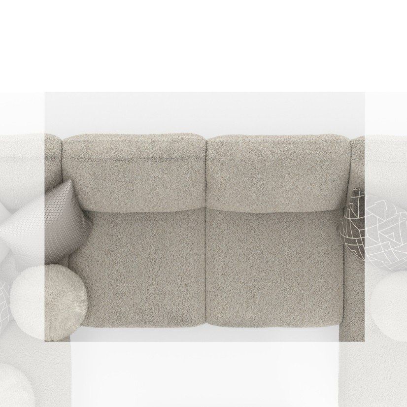 Jackson Catnapper Canyon Umber Armless Sofa