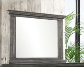 Elements International Condesa Grey Dresser Mirror