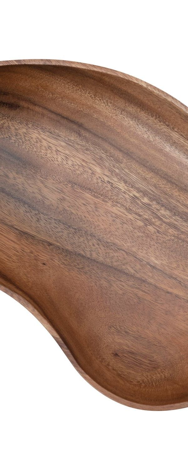 Wood bean bowl