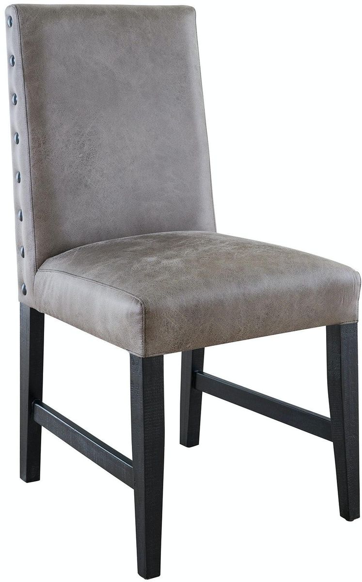 Elements International Cruz Grey Dining Chair
