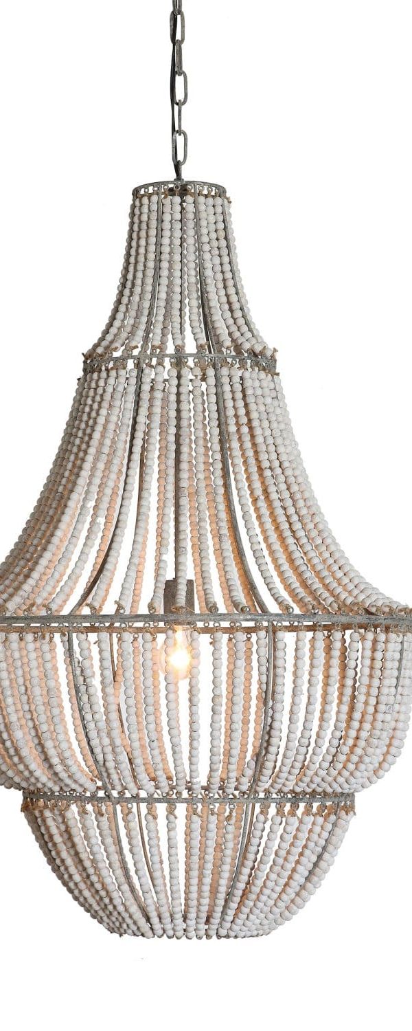 Beaded chandelier