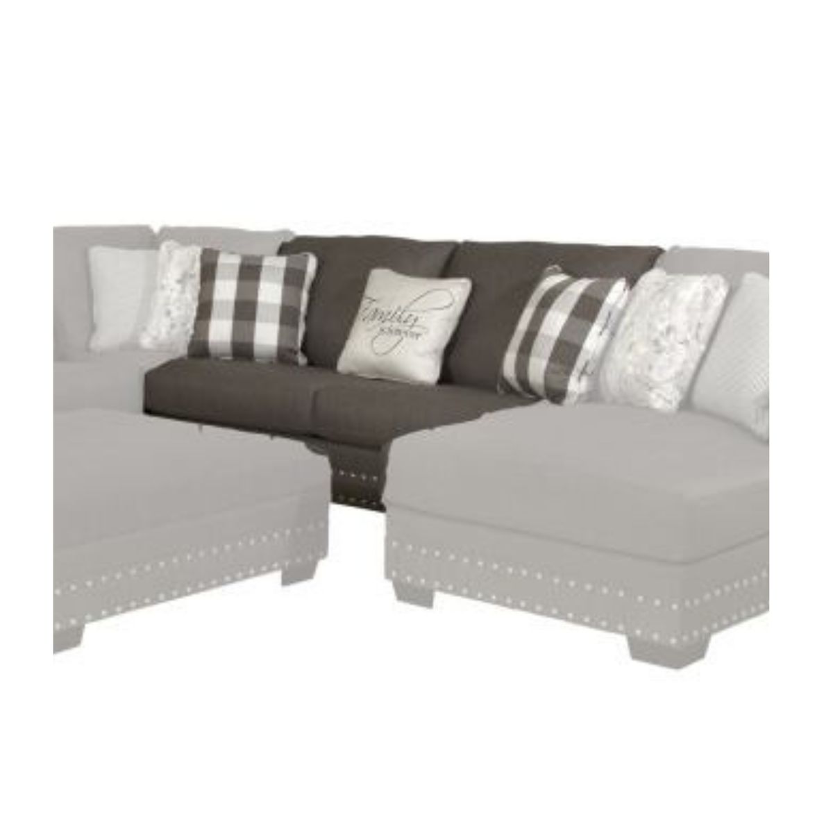 Jackson Catnapper Crawford Metal Armless Sofa
