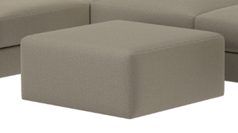 Jackson Catnapper Amelia Sectional Sand Cocktail Ottoman