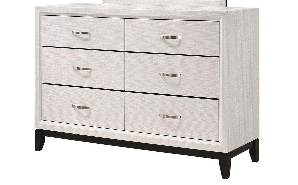 Crown Mark Akerson Chalk 6 Drawer