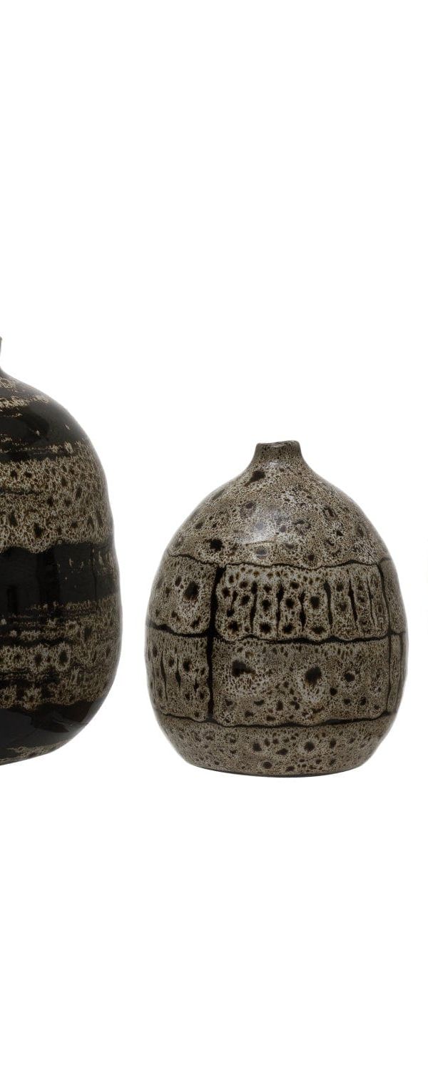 Black Terracotta Vase