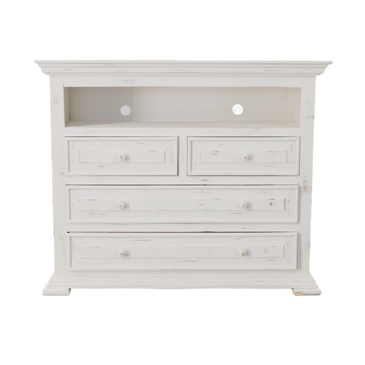 Vintage Furniture Chalet: Nero White Media Chest