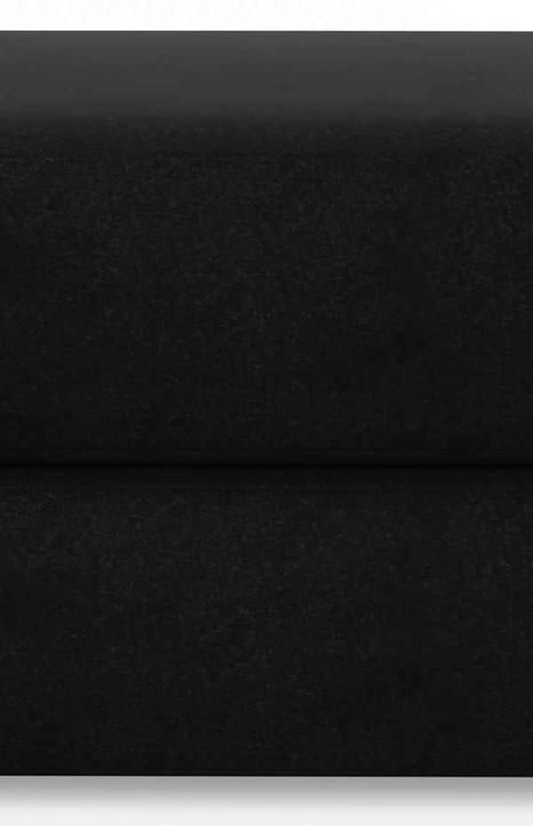 Eagan Ottoman — Black