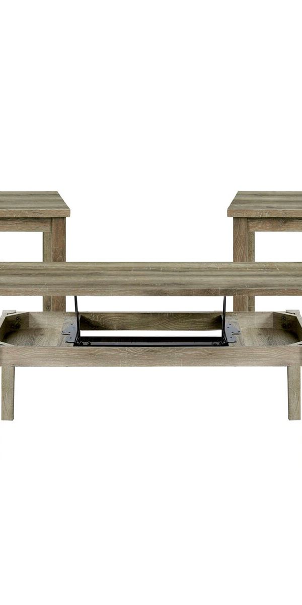 Oak Lawn 3 Piece Cocktail + 2 End tables — Light Oak