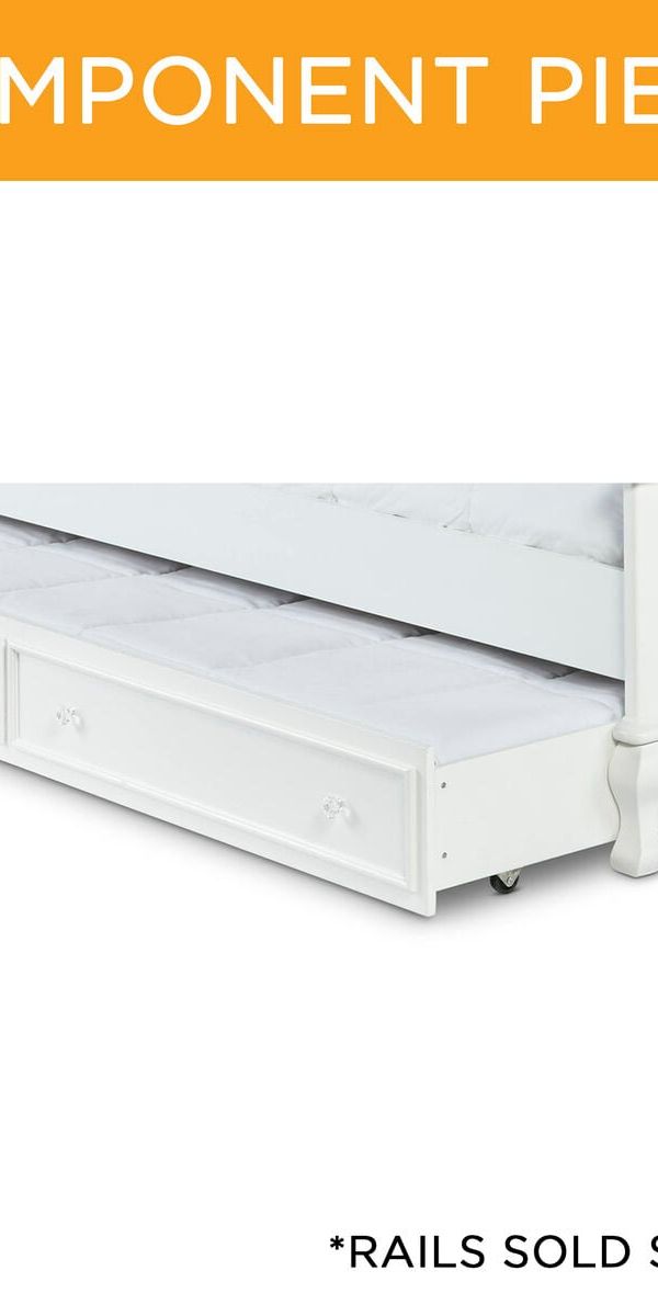 Jesse Storage Trundle — White