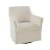 Olliix Amanda White Swivel Chair