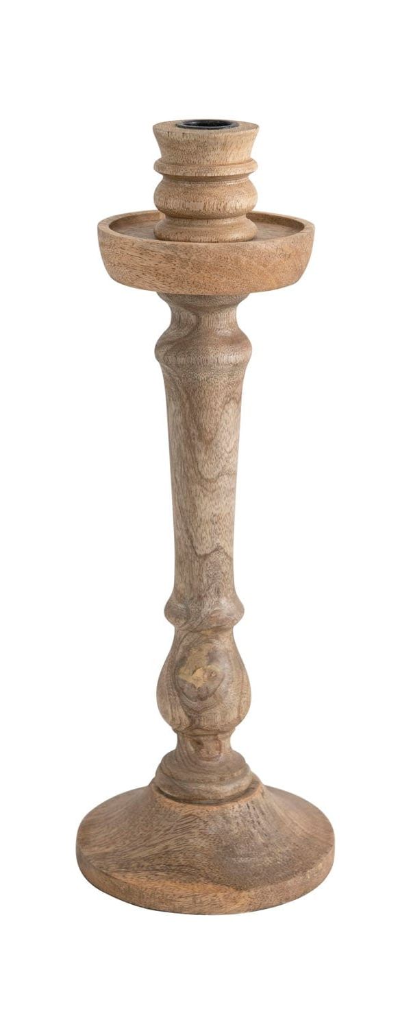 Hand Spun wooden Candlestick