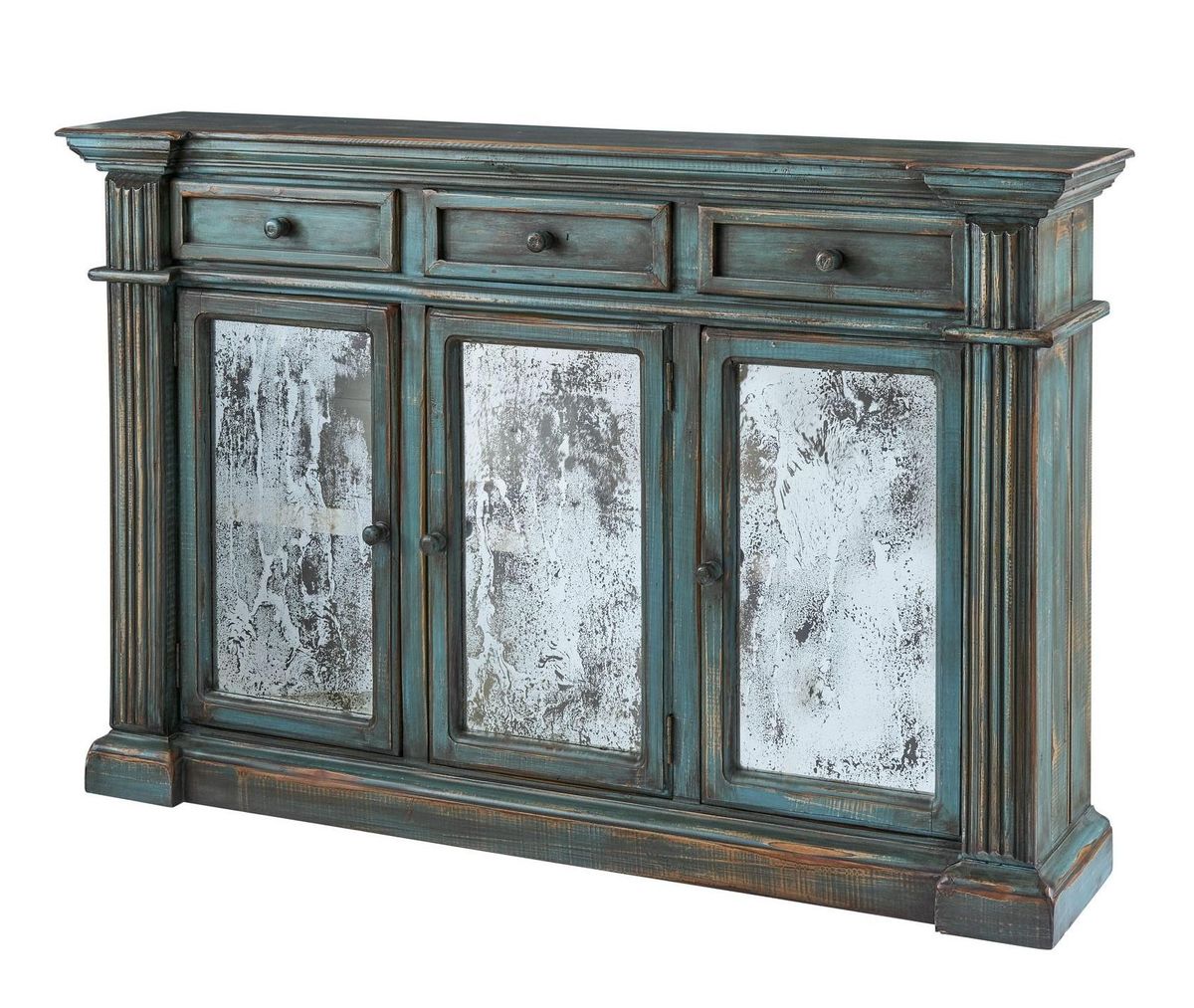 Elements International Anthony Aqua Console