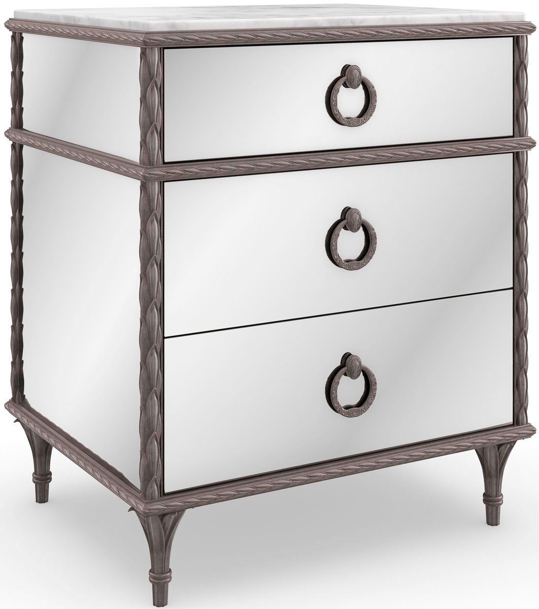 Caracole Fontainebleau Champagne Mist Nightstand