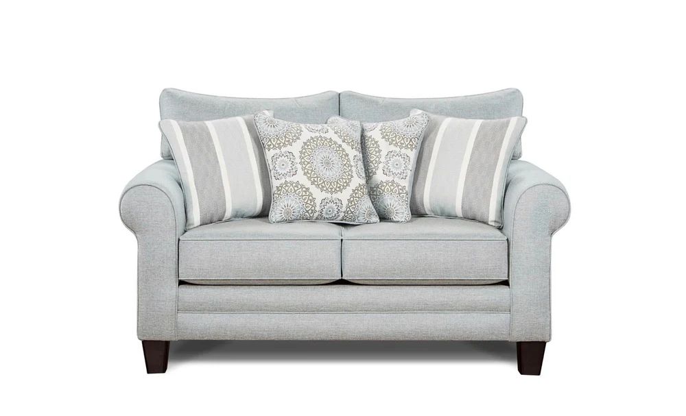 Fusion 1140 Series Blair Cream Loveseat