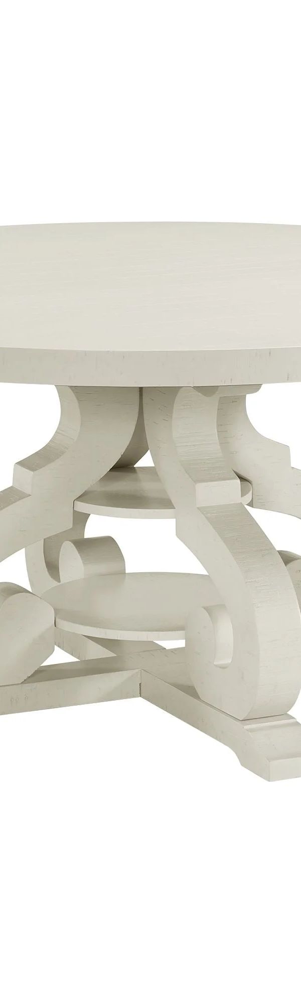 Stone Round — White
