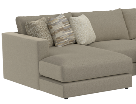 Jackson Catnapper Amelia Sectional Sand LSF Chaise