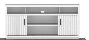 Whalen Logan Cloud White Console