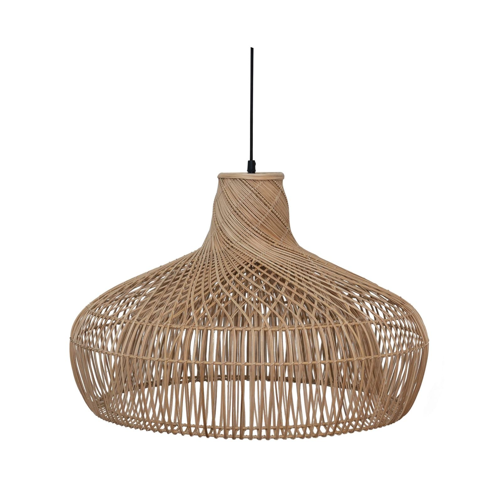 Rattan chandelier