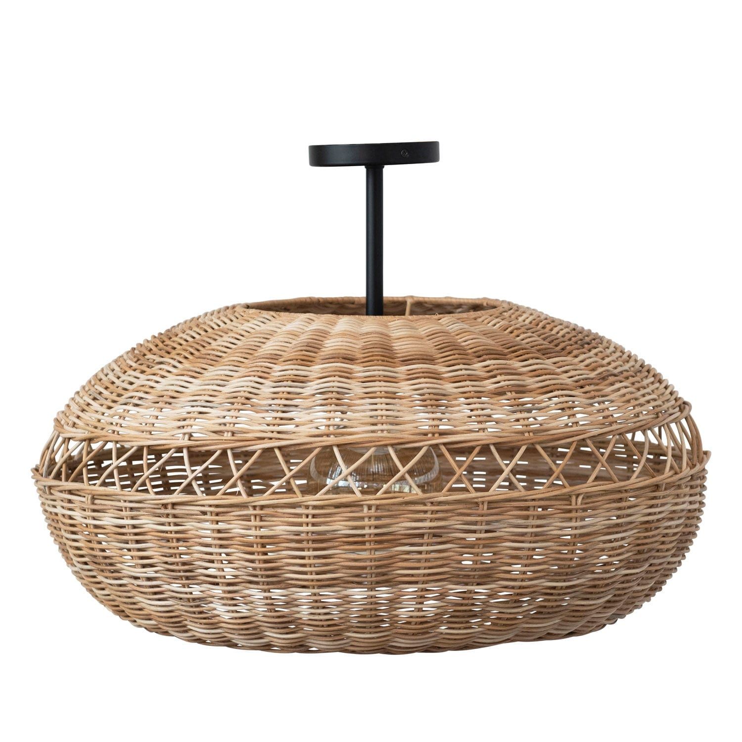 Woven chandelier