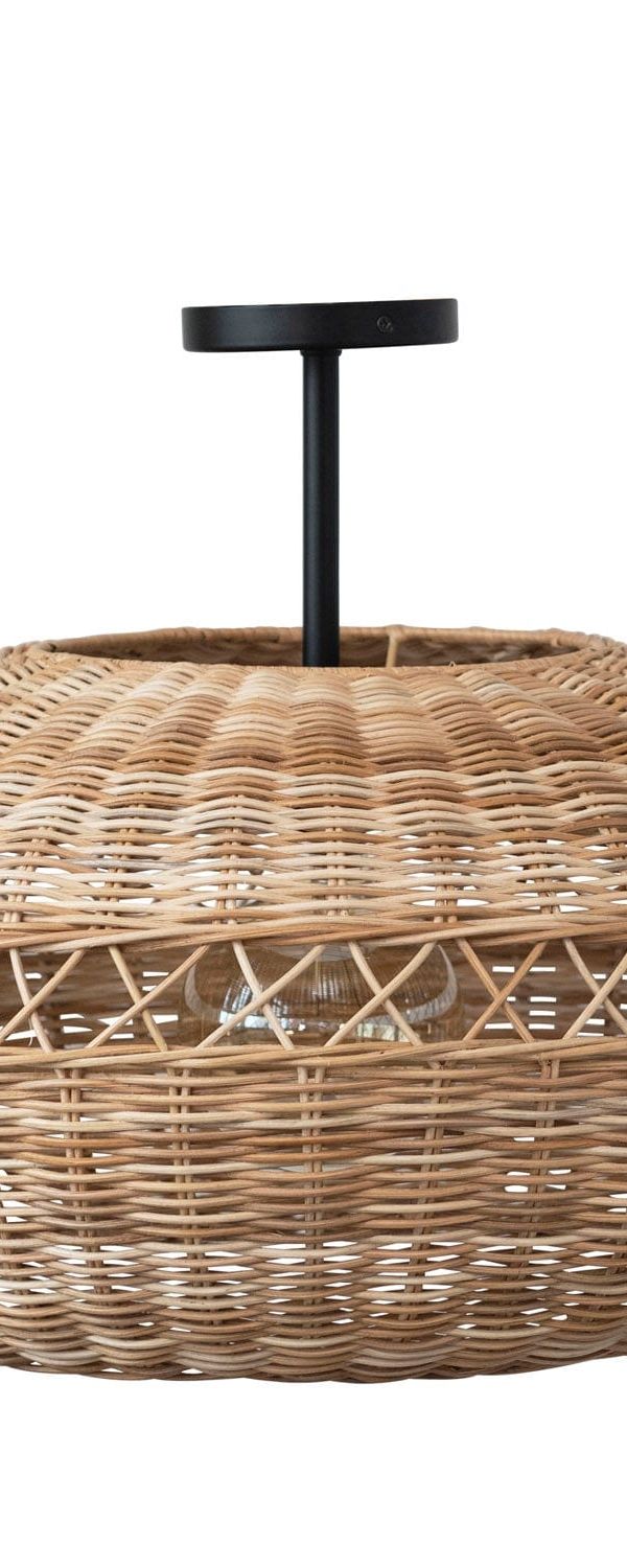 Woven chandelier