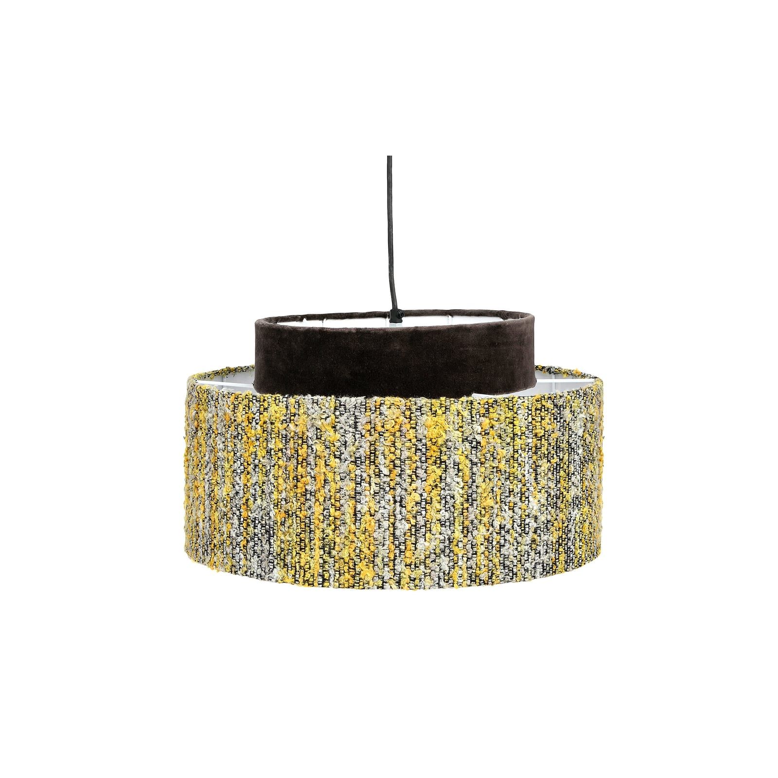 Yellow cloth chandelier