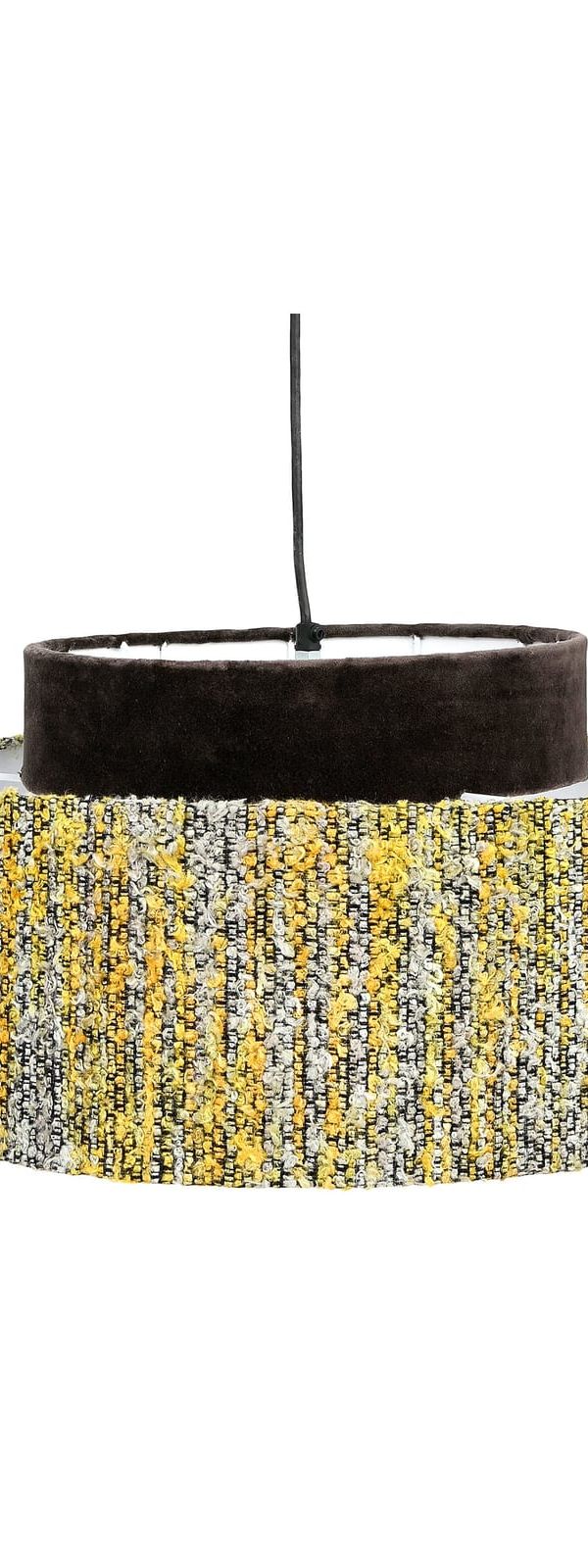Yellow cloth chandelier