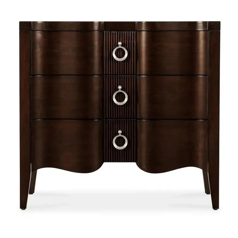 Hooker Furniture Bella Donna Three Drawer Cherry Serpentine