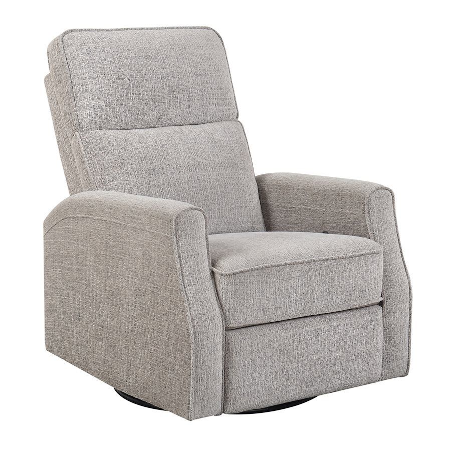 Emerald Home Aspen: Reclining Swivel Glider Beige