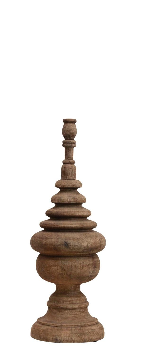 Hand turned finials