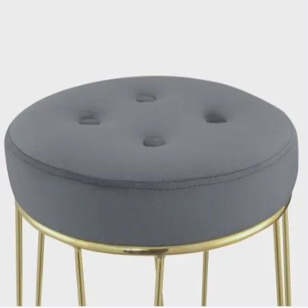 Cayman Gold Leg Broadway Metal Bar Stool