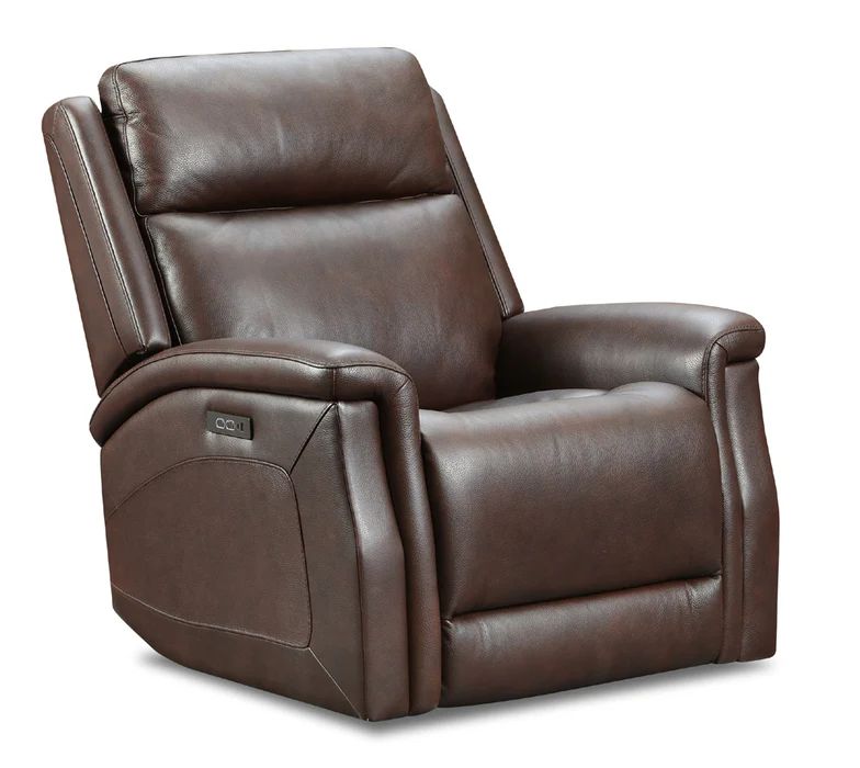 Bergman Reno Walnut Recliner Power Swivel Glider