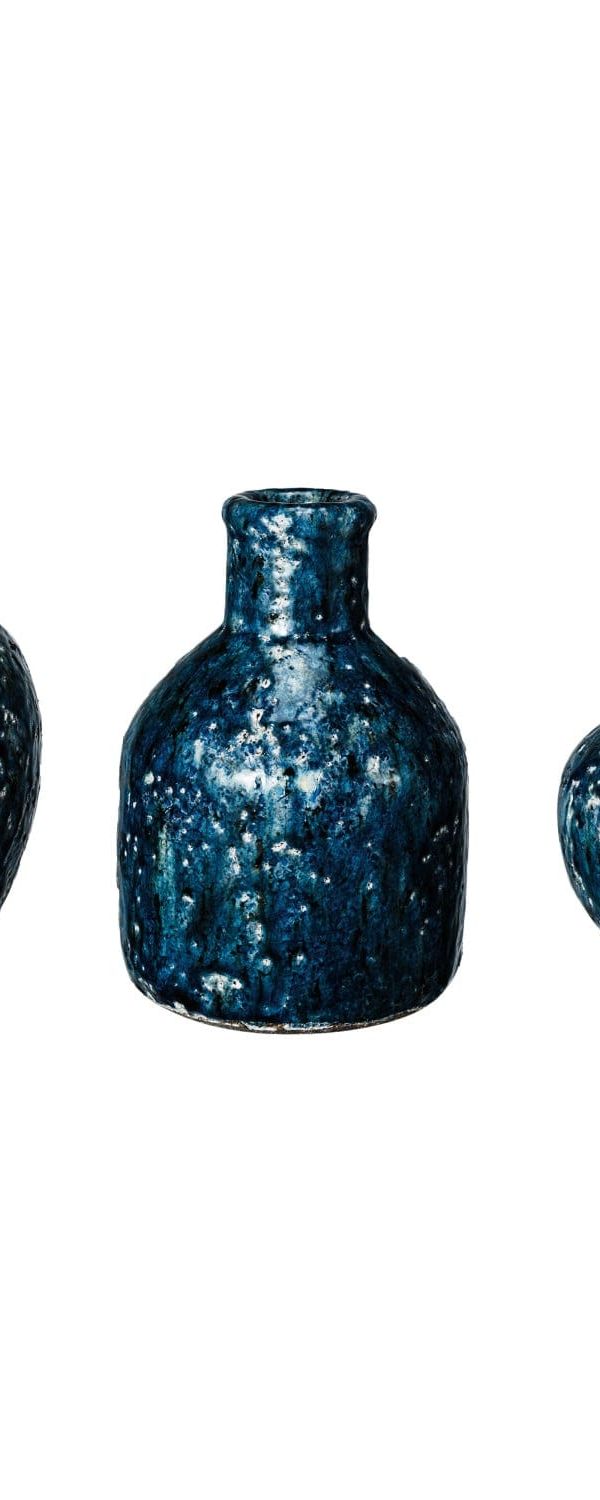 Blue Terracotta Vase